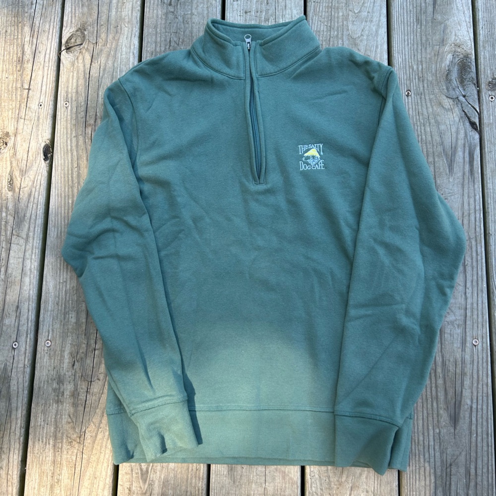 Women’s Green The Salty Dog Quarter-Zip
